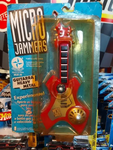 Brinquedo Antigo - Guitarra - Micro Jammers - Estrela | MercadoLivre