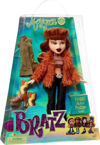 Imagen 2 de 10 de Bratz Meygan Muñeca Articulada Fashion Moda +acces Coleccion