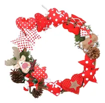 Comprar Coronas Navideñas Artesanales De Mimbre