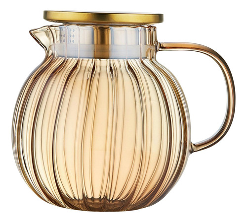 Tetera De Cristal De 1,3 L, Tetera Creativa Resistente Al A