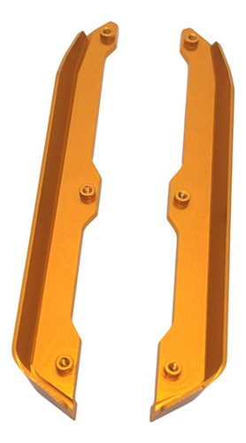 2 Piezas De Guardabarros Para Chasis De Coche Rc, Barra Oro
