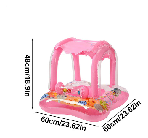 Flotador Bebé Alberca Inflable Ayuda Nadar Infantil