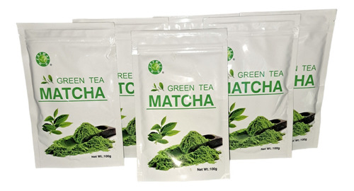 Pack 6 Té Matcha En Polvo Envasado 100 Gr C/u Té Verde