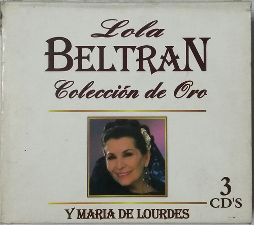 Cd Lola Beltran Y Maria De Lourdes + Coleccion De Oro + 3 Cd