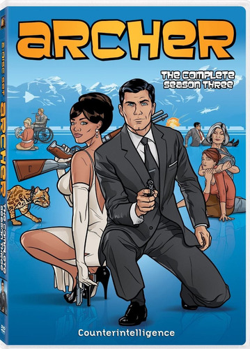 Archer Tercera Temporada 3 Tres Dvd