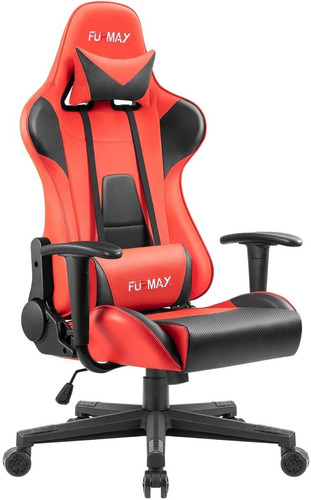 Silla Gamer Gaming Ejecutiva Ergonómica Furmax Roja