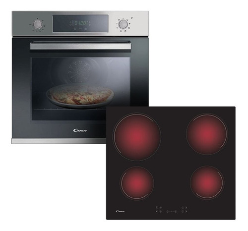 Horno Eléctrico Candy Fcp605xl + Anafe Vitrocerámico Ch64ccb