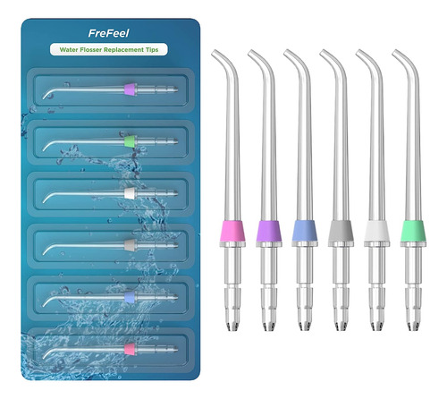 Repuesto De Irrigador Dental Frefeel, Surtido, 6 Unidades