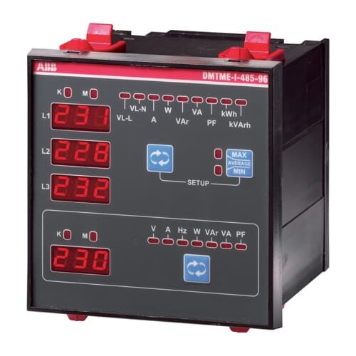Multimedidor Dmtme Digital Trifasico (v,i,p,q,s,fp,hz) Abb