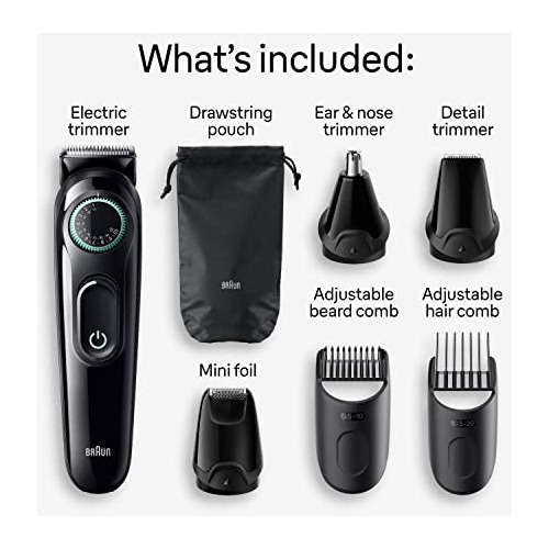 Kit Multifunción Braun Serie 3 3470, Recortadora 7 En 1 F