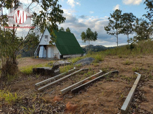 Imagem 6 de 30 de Chalé Simples Em Amplo Terreno, Lugar Alto Com Linda Vista Em Pedra Bela - Ch0997
