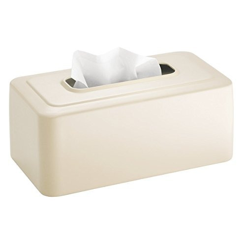 Mdesign Steel Facial Tissue Box Cover / Holder For Bathroom