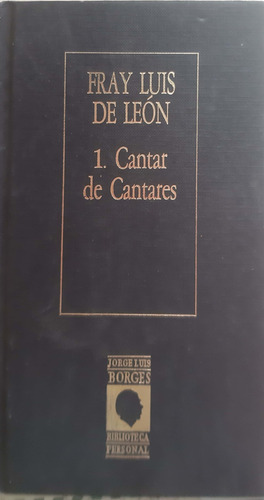 Cantar De Cantares Fray Luis De León Hyspamerica Usado #