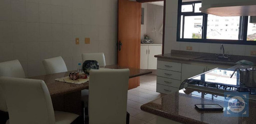 Apartamento Com 3 Dormitórios À Venda, 120 M² Por R$ 640.000,00 - Pompéia - Santos/sp - Ap4822