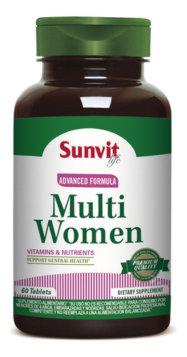 Multi Woman 60 Tabletas - Sunvit