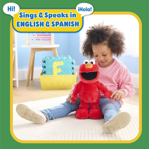 Peluche Interactivo Sesame Street Elmo Slide Para Cantar Y