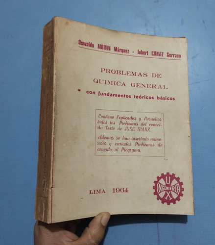 Libro  Problemas Química General Tomados Del Ibarz Moran Uni