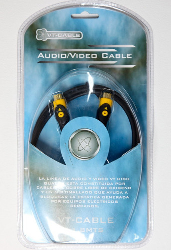 Cable S-video Super Video 1.8mt Oro Led Dvd Tv +blister Htec