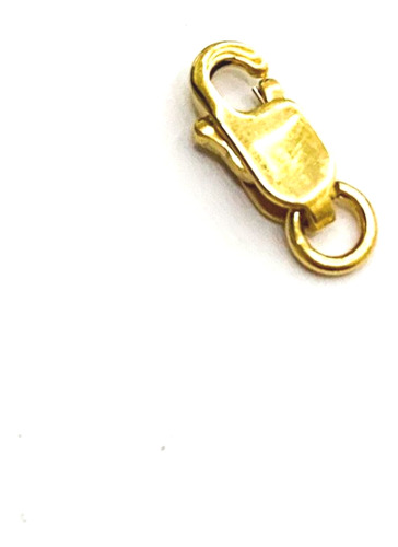 Fecho Cadeado Mosquetão Em Ouro 18k 9mmx4,2mm