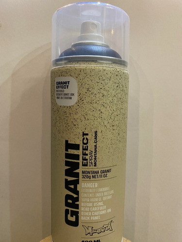 Pintura En Aerosol Efecto Granit Negro Marca Montana Cans