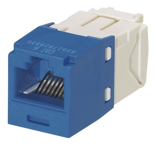 Conector Jack Rj45 Estilo Tg Mini-com Cat 6 Azul