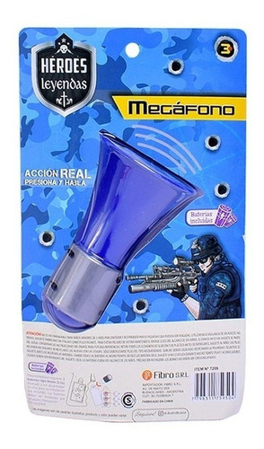 Megafono Juego De Policia El Duende Azul Jlt 7299 La Torre