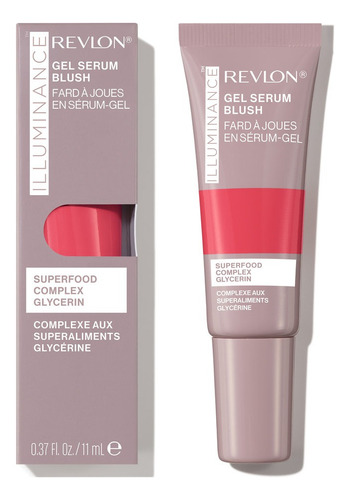 Rubor Revlon Gel Serum Illuminance gel tono striking rose