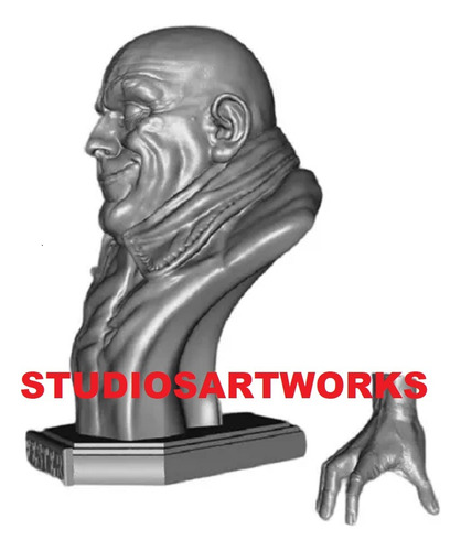 Locos Addams Tio Lucas Model Kit Para Armar Y Pintar 10 Cm