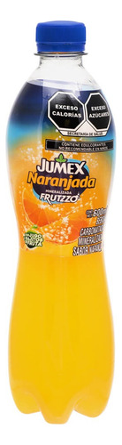 11 Pack Agua Mineral Sabor Naranjada Frutzzo Jumex 600 Ml