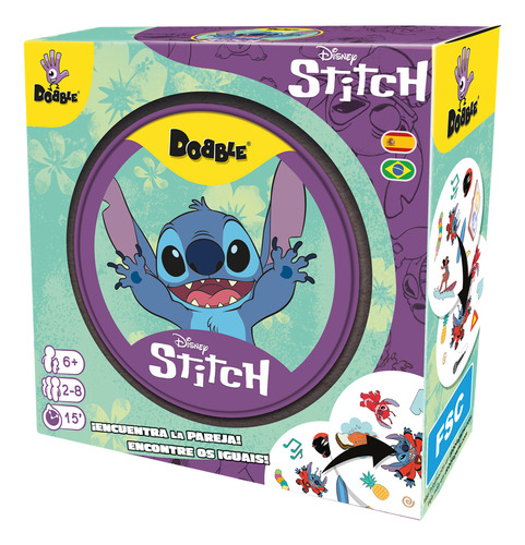 Dobble Lilo Y Stitch - Juego De Mesa - En Español / Diverti