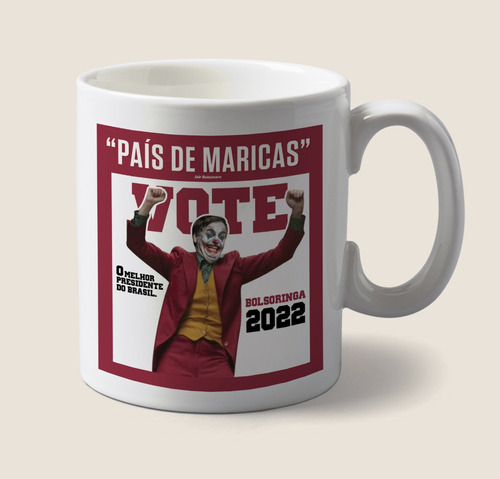 Caneca Vote Bolsoringa (bolsonaro + Coringa)