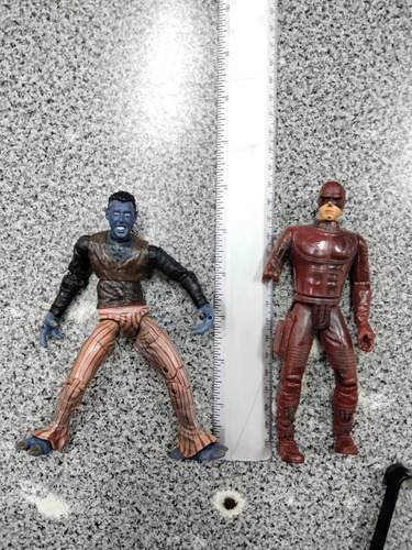  Marvel, Toybiz, Nightcrawler, Daredevil, 2002, Dañados!!