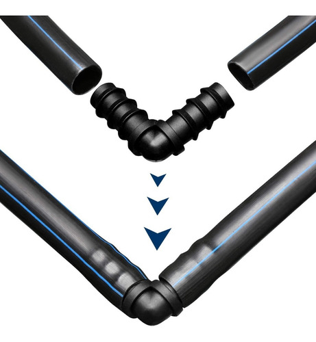 Codo 16mm Riego Por Goteo Microaspersión X 10 Unidades