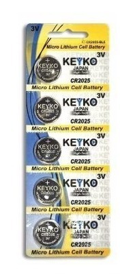 Bateria Micro Lithium Keyko Cr2025 3v, 3 Unds