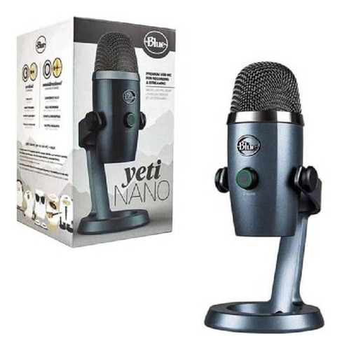 Microfono Blue Yeti Nano Usb Omni Gray (988-000508)