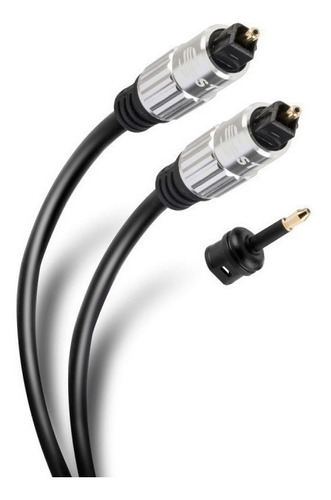 Cable Toslink Carcasa Fibra Óptica Audio Digital 3m Steren