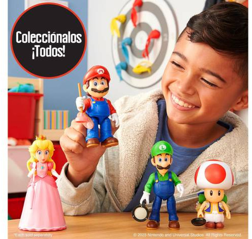 Super Mario Bros Movie Figura Mario Bros Fontanero Original
