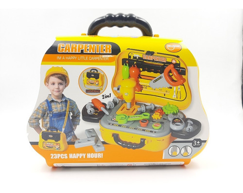 Disfraz De Maestro Constructor Con Accesorios Para Niños