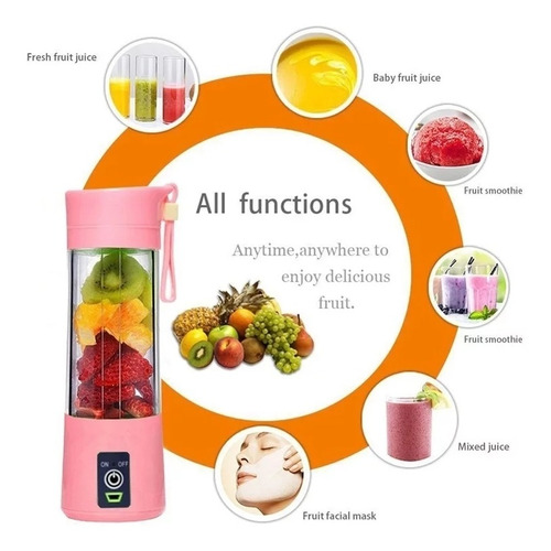 Imagem 2 de 5 de Mini Liquidificador Portátil