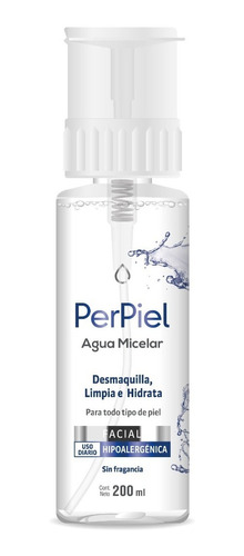 Perpiel Agua Micelar Monofasica Sin Fragancia X 200 Ml
