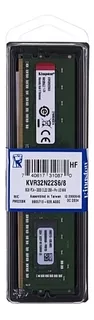 Memória RAM ValueRAM color verde 8GB 1 Kingston KVR32N22S6/8