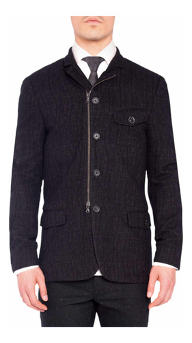 Chamarra John Varvatos, Inspired Military Wool Modern