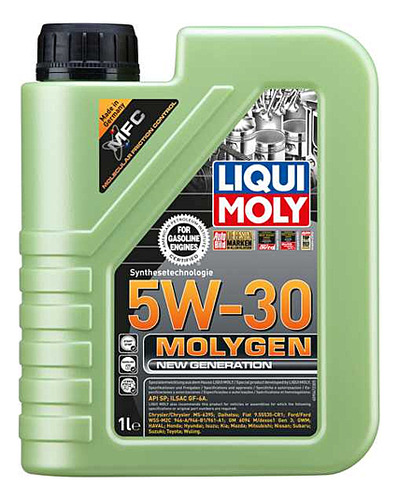 Aceite Molygen 5w-30 Liqui Moly 1l gasolina