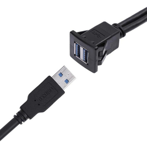 Extensión Doble Usb3.0 Macho A Hembra De 2 Puertos