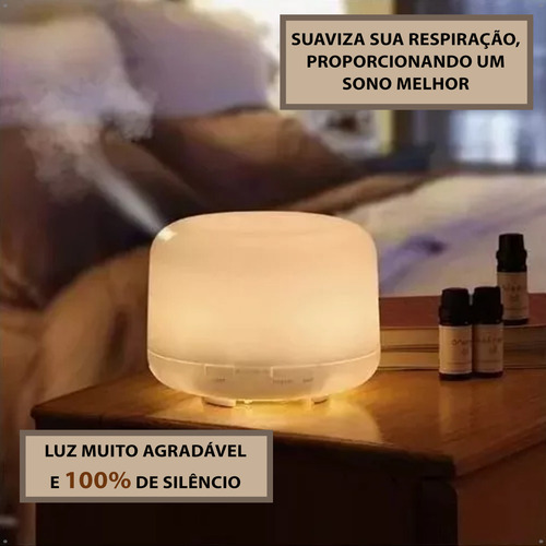 Aromatizador Umidificador De Ar Difusor De Óleos Essenciais