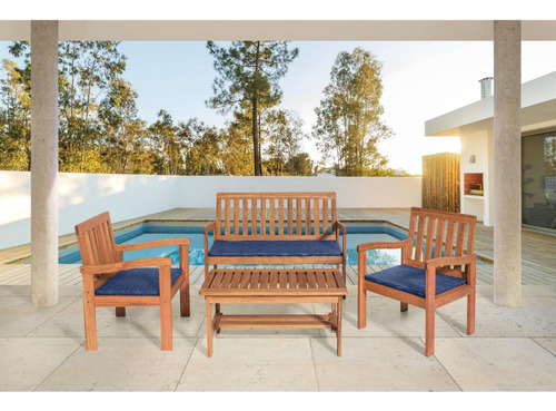Conjunto Forte Para Jardim Em Madeira Maciça
