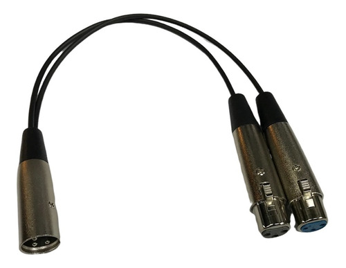 Adaptador Canon Xlr Macho A 2 Hembra Audio Potencias Sonido