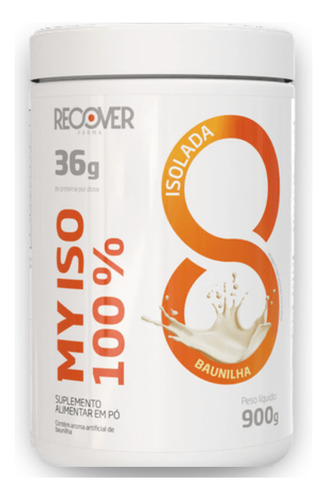 Whey Protein 100% Isolada - My Iso 100% 900g Sabor Baunilha