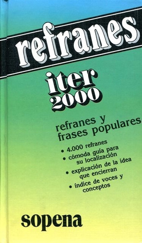 Iter 2000 Refranes Y Frases Populares