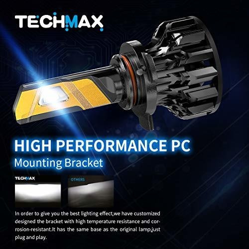 Techmax 9012 Bombilla Led Para Faro Delantero Xenon